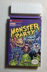 Monster Party Nintendo NES Game Box - Excellent Condition- No Game Or Manual