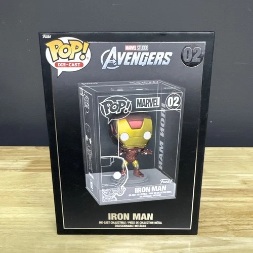 Funko Pop! Iron Man Die-Cast Figure #02 Marvel Studios Avengers Sealed