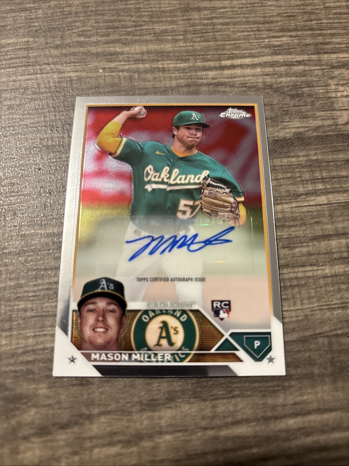 2023 Topps Chrome Update Series - Autographs Mason Miller #AC-MMI (AU, RC)