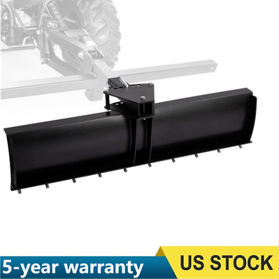 3-Position 42'' Scrape Blade 2'' Receiver for ATV UTV Adjustable Scraper Universal
