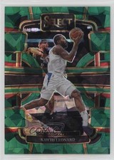 2023-24 Panini Select Concourse Green Ice Prizm Kawhi Leonard #24 1d6r