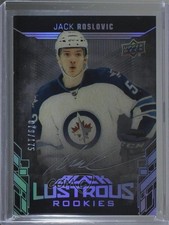 2017-18 SPx UD Black Lustrous Rookies Auto 79/175 Jack Roslovic #LR-JR Auto 0tf