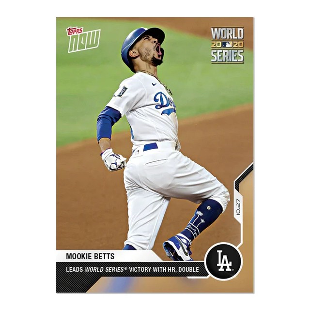 2020 Topps Now MLB Mookie Betts Leads World Series #479
