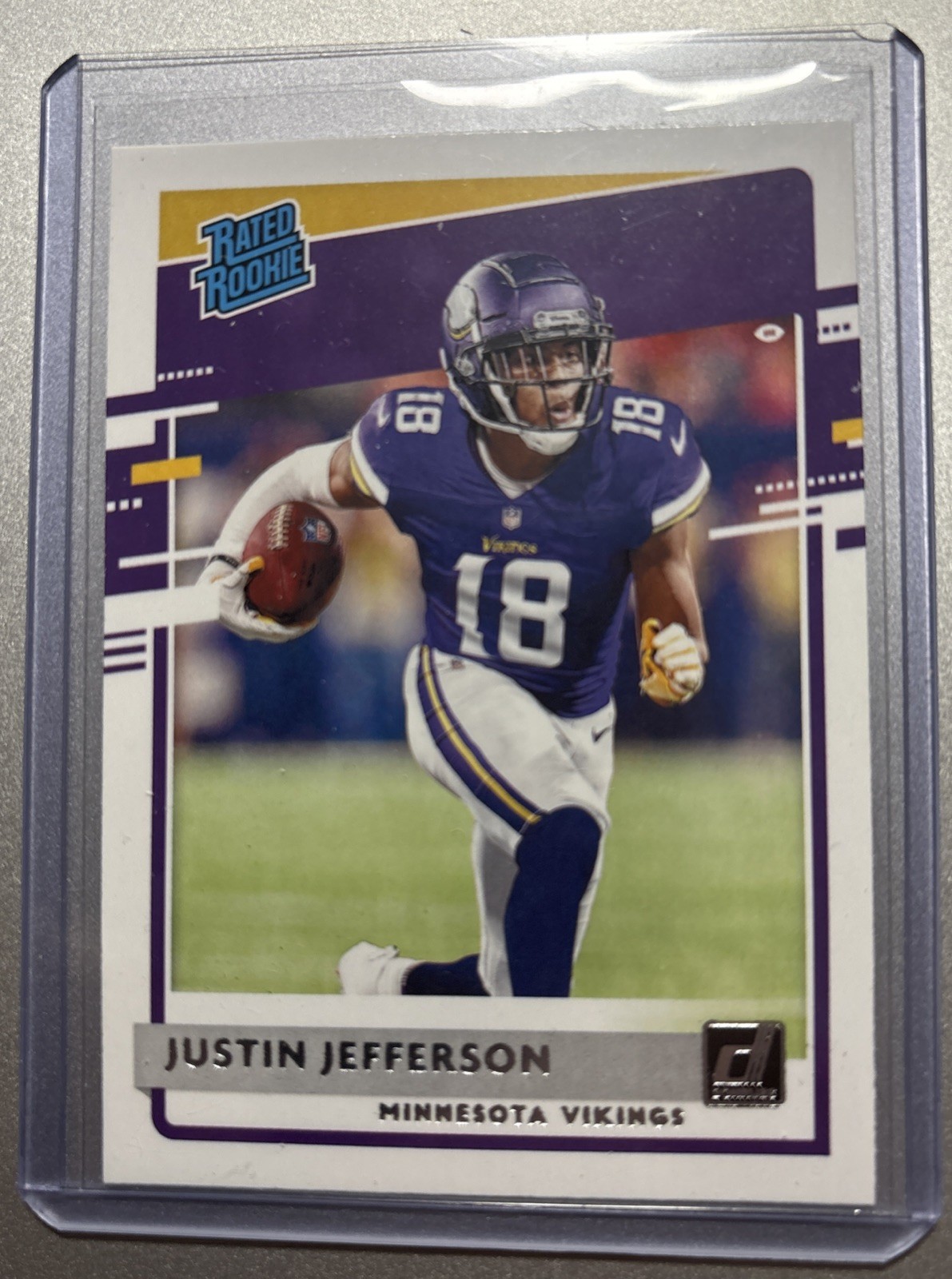 2020 Panini Donruss - Rated Rookie Justin Jefferson #313 (RC)