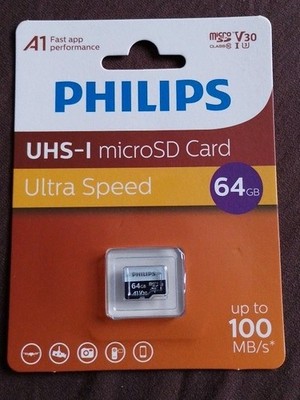 Philips microSD Karte 64GB Handy Speicherkarte Memory Card
