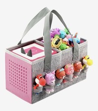 Carrying Case for Toniebox Starter Set and Tonies Figurines, Travel Felt Clot...