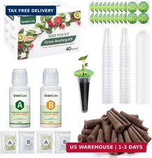 GARDENCUBE 166pcs Hydroponic Pods Kit: Compatible with Aerogarden Grow Anything 0.16 per gallon