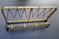 Mid Century 50/60er Jahre Wand Garderobe Hutablage  Kleiderhaken Breite 51 cm