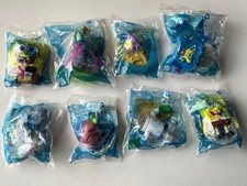Burger King SpongeBob 2002 Meal Toy 8 Piece Set Vintage Collectible Item
