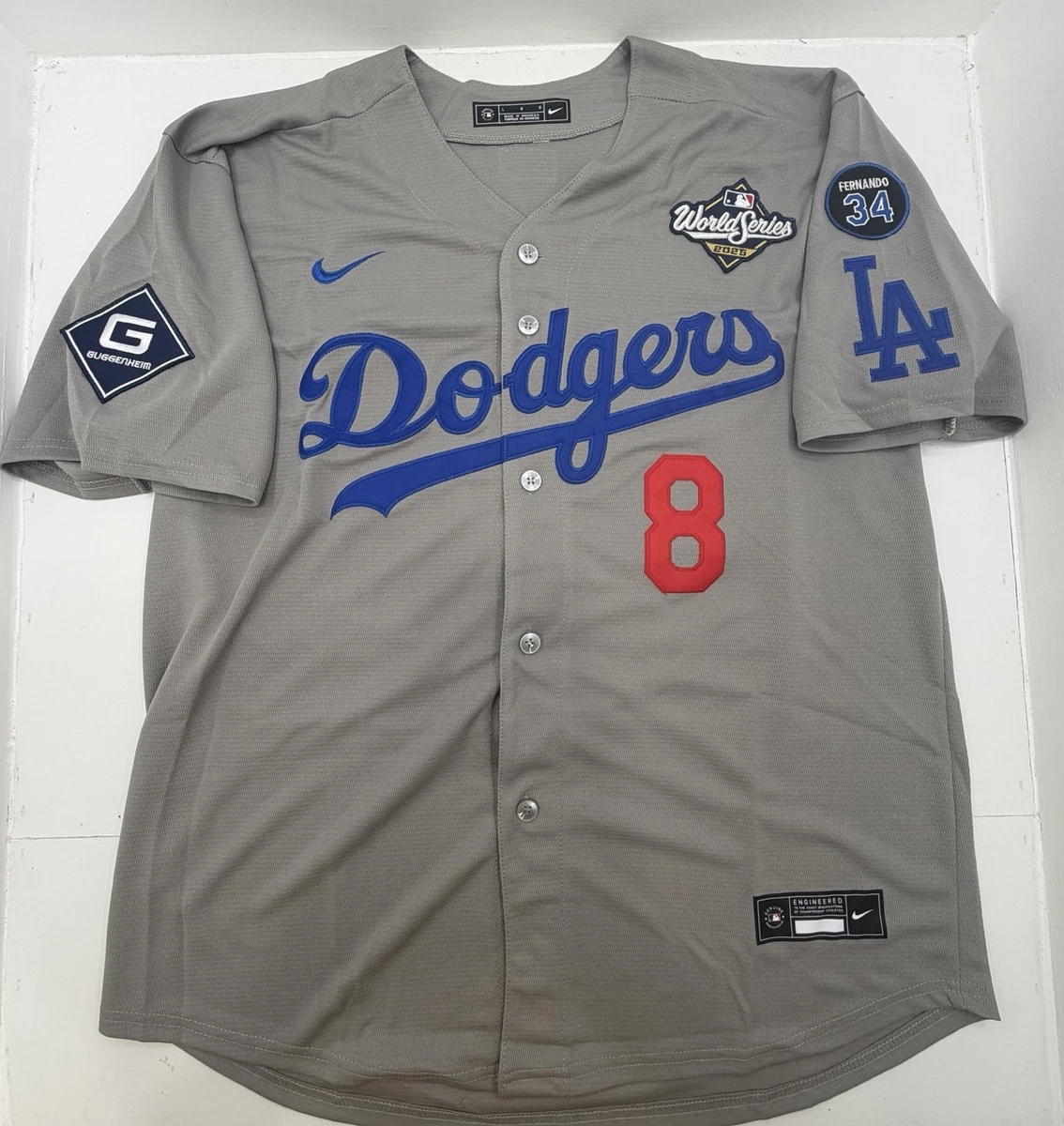 Nike Los Angeles Dodgers Gray MLB Fan Apparel & Souvenirs for sale