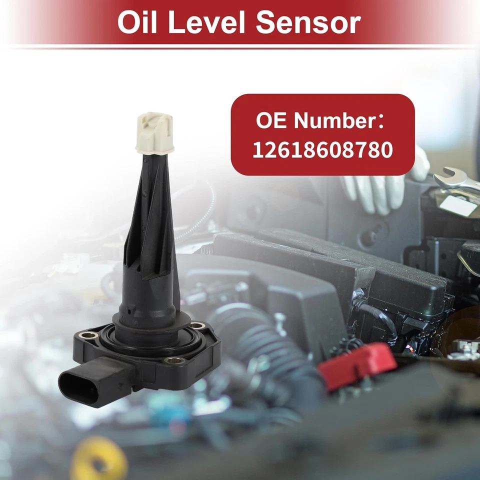 Oil Level Sensor 12618608780 for 2011-2013 BMW 135i Convertible 3.0L Gas Turbo - Image 3 of 4