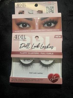 Ardell Doll Look Lashes Dear Strip Eyelashes Black Full Volume Reusable 2pcs
