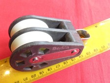 Barton Plain Bearing Double Block Size 3 with 45mm Sheaves – N13210 –  Used