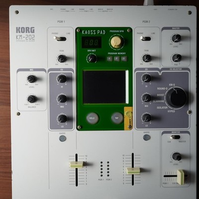 ジャンク KORG KM-202 KAOSS PAD / DJ Mixer Korg KM-202 Kaoss Pad DJ Mixer Dynamic Effects Processor Tested