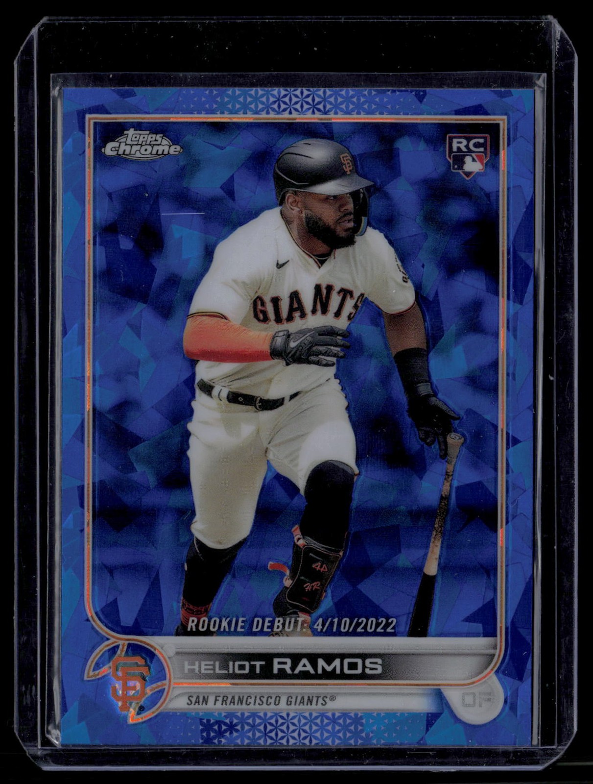 2022 Topps Chrome Update Sapphire Edition #US187 Heliot Ramos