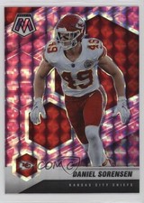 2021 Panini Mosaic Pink Camo Mosaic Prizm Daniel Sorensen #7 05gv