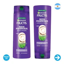 Garnier - Kit Shampoo + Acondicionador Rizos Poderosos 350 Ml