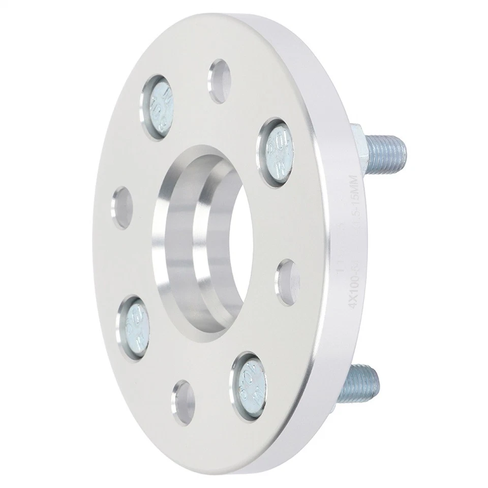 4x 15mm Hub Centric Wheel Spacers For 1993-2002 Toyota Corolla Ford Escort 4x100 Foto 4 de 4