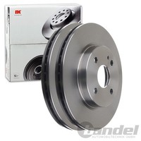 2X NK Bremsscheiben 258Mm BelÜFtet Vorne Passend FÜR Mazda 2 | 203267