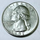 1957 Washington Silver Quarter 25c, 90% Silver EXTRA FINE DETAILS #10221