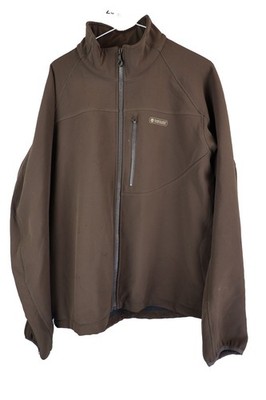 TIMBERLAND braune Softshelljacke Gr.L Herren Full Zip Windcheater Freizeit 023033