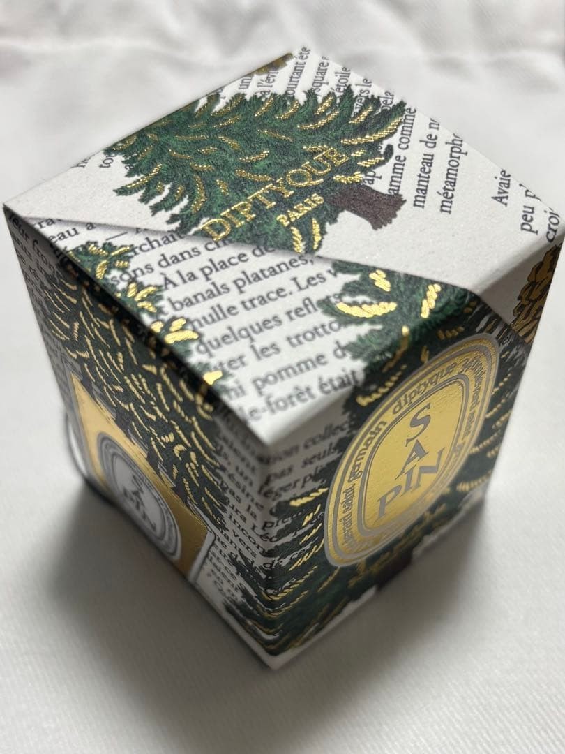 【新品未使用】 diptyque SAPIN ミニキャンドル　サパン　35g4個 Diptyque Sapin Scented Candle 35g 1.2oz Mini Pine Tree Holiday