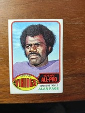 1976 Topps Football Alan Page #150 HOF Minnesota Vikings Vintage NFL