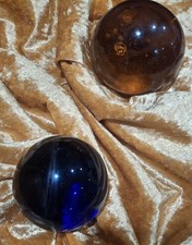 Dekokugeln, Muranoglas, durchgef&auml;rbt, schwer