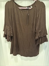 Women’s Tops By Elliot & Vine Brown Size XL