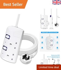 Compact 3M Extension Lead with On/Off Switches – Safe & Versatile Power Source