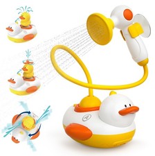 Duckie Baby Bath Shower Head, Toddler Bath Toys for Kids Ages 1-3, Baby Showe...
