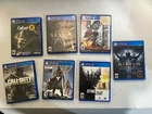 PS4 Game Lot 7 Games Bundle Fallout 76 Skyrim Diablo Destiny Dying Light MGS V