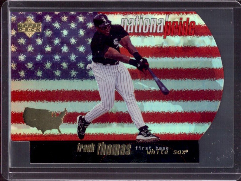 FRANK THOMAS 1998 Upper Deck National Pride Die-Cut Insert #NP33