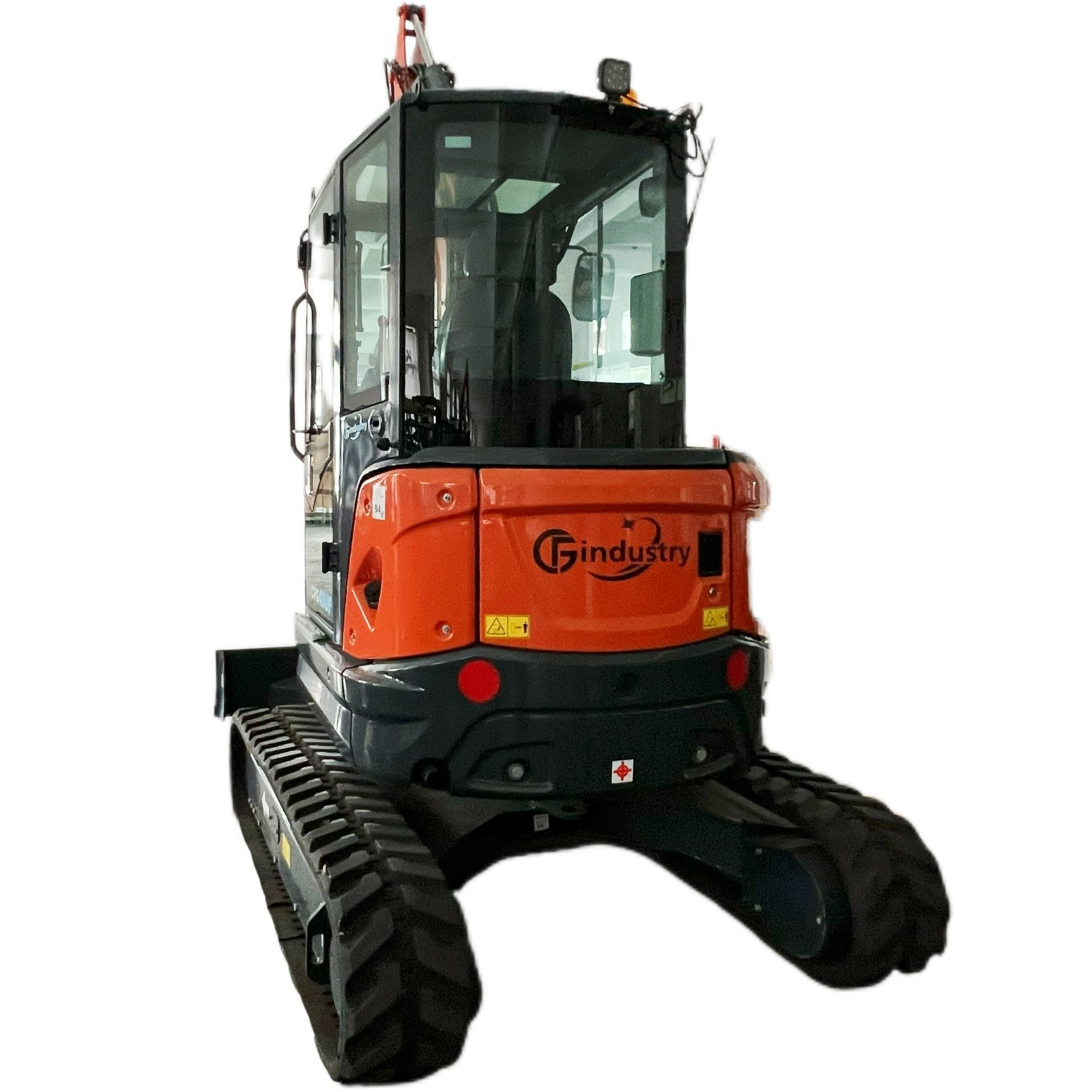 4 Ton Kubota Diesel Engine Mini Excavator w/ Hydraulic Thumb & A/C CFG-40UF Red