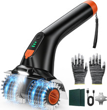 Electric Grill Brush, Ultra-High 80W Power Dual-Head Cordless Rechargeable Grill