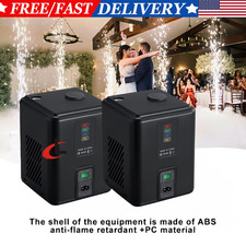 2pc Mini 350W Cold Fireworks stage effect remote Cold Spark Machine for party DJ