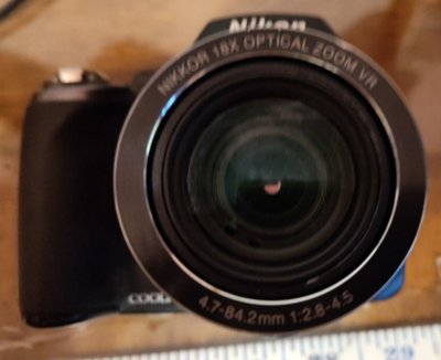 Nikon COOLPIX P80 Digital Camera Black No Battery Untested AS-IS