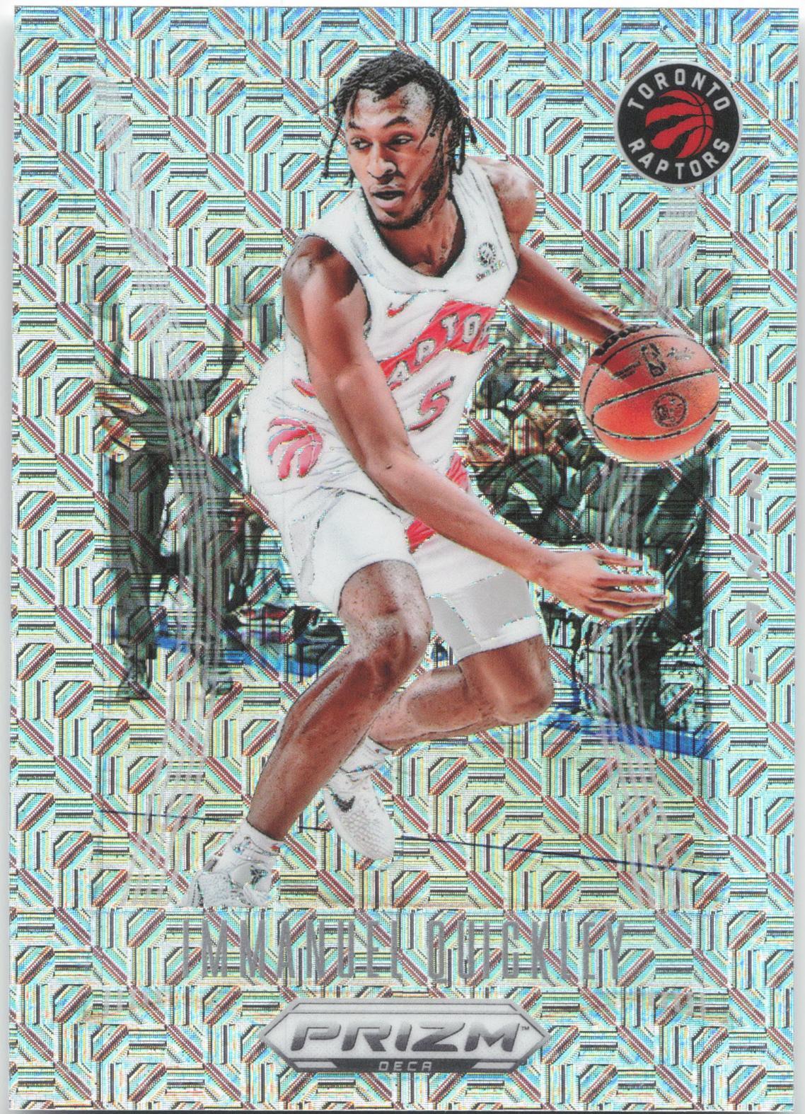 2023-24 Panini Prizm Deca - Immanuel Quickley #81 Mojo Prizm /25 for ...