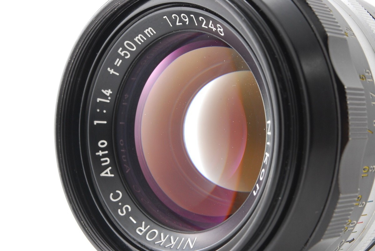 Nikkor S•C Auto 50mm f1.4 Nikon Nikkor SC Auto 50mm F1.4 -