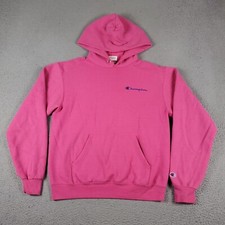 Champion Sweater Womens Small Pink Pullover Hoodie Sweatshirt 
