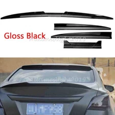 For Nissan Altima Adjustable Sedan Rear Trunk Spoiler Splitter Wing Lip Glossy