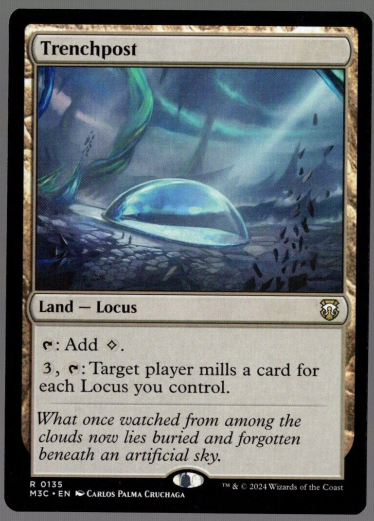 Trenchpost 0135 Non Foil Rare Modern Horizons 3 MTG Near Mint