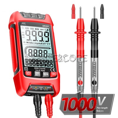 Digital Multimeter Voltmeter Resistance Capacitance Temp Transistor Meter Tester