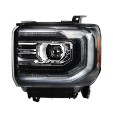 LABLT Headlight For 2016-2018 GMC Sierra 1500 Full LED Black Driver Left Side