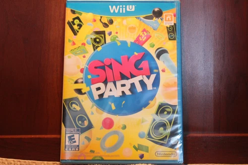 Sing Party (Nintendo Wii U, 2012) NIB Factory Sealed