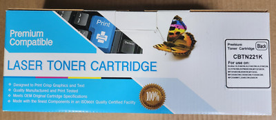 Laser Toner Black Cartridge CBTN221K for Brother Laser Printers (see below)-New