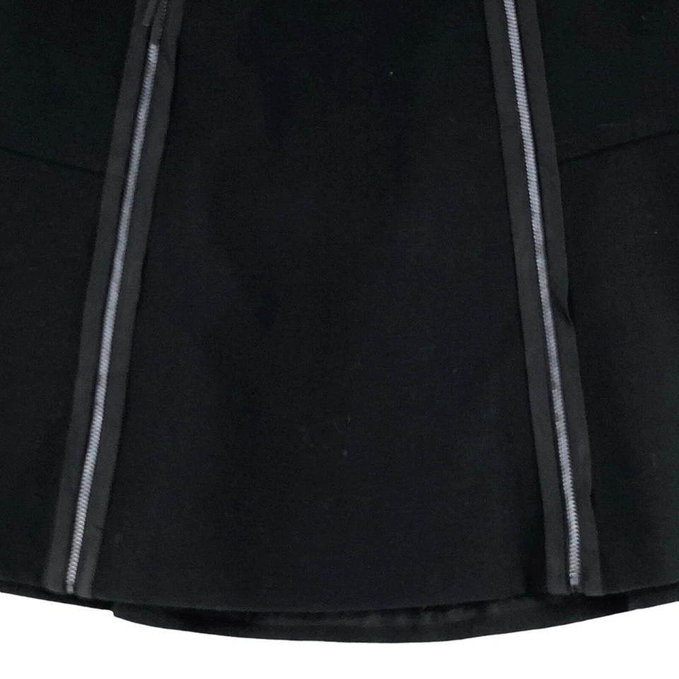 Falda Leifsdottir Anthropologie Mujer Talla Pequeña 0P Línea A Cremallera Pull On Negra Foto 4 de 4