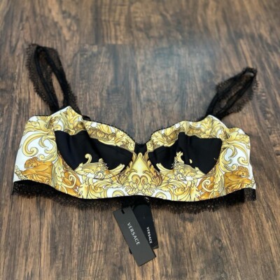 Versace Barocco Bralette Top Size 50