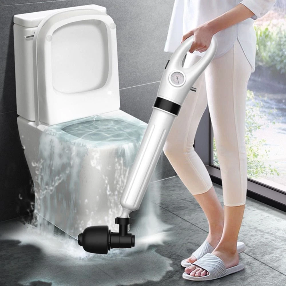Toilet Clogged Toilet Plunger Drain Unblocker Sewer Dredge Unclogging Device