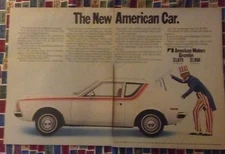 Original 1969 American Motors Gremlin 2-Page Magazine Ad 